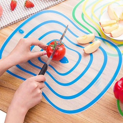 Transparent Flexible Matte Classification Cutting Board Cut Fruit