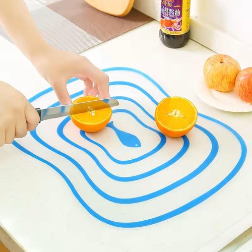 Transparent Flexible Matte Classification Cutting Board Cut Fruit